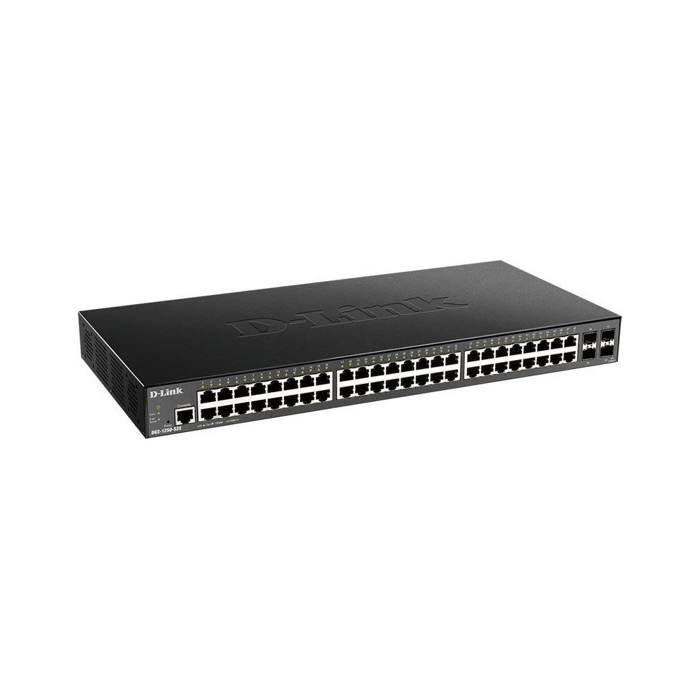 Switch Gestionado D-Link DGS-1250-52X 52 Puertos/ RJ-45 10/100/1000/ SFP