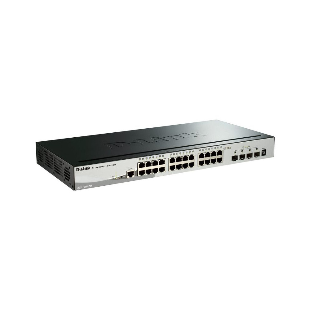 Switch D-Link SmartPro DGS-1510-28X 28 Puertos/ RJ-45 10/100/1000/ SFP