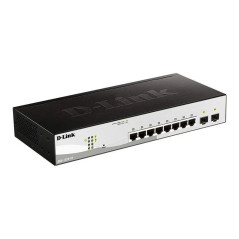 Switch D-Link DGS-1210-10 10 Puertos/ RJ-45 Gigabit 10/100/1000 PoE/ SFP