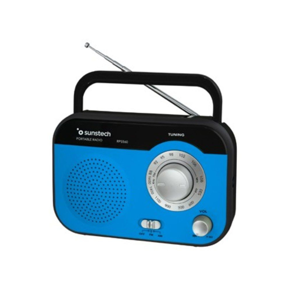 Radio Portátil Sunstech RPS560/ Azul