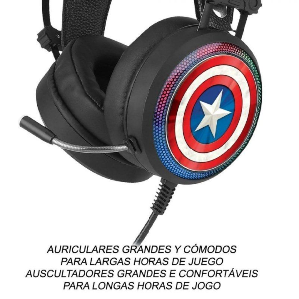 Auriculares Gaming con Micrófono Leotec Deadpool 001 Marvel/ Jack 3.5