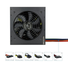 Fuente de Alimentación TooQ TQEP-550SP/ 550W/ Ventilador 12cm - Imagen 3