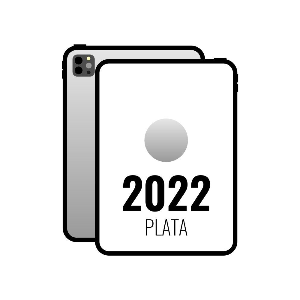 Apple iPad Pro 12.9' 2022 6th Wifi Cell/ 5G/ M2/ 1TB/ Plata - MP253TY/A