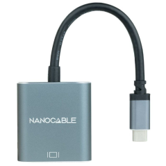 Adaptador Nanocable 10.16.4101-G/ USB Tipo-C Macho - VGA Hembra