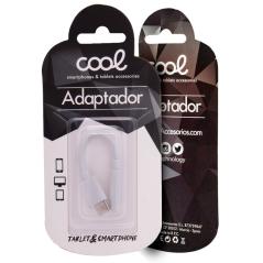 Adaptador Conector Tipo C a Jack 3,5 mm (Digital) COOL (Universal) Blanco