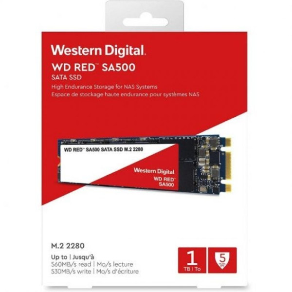 Disco SSD Western Digital WD Red SA500 NAS 1TB/ M.2 2280 - Imagen 2