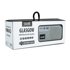 Altavoz Música Universal Bluetooth COOL Glasgow Gris (10W) Con Panel Solar