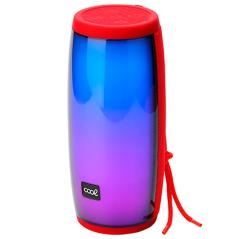 Altavoz Música Universal Bluetooth Marca COOL LED (14W) Rojo