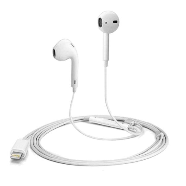 Auriculares Blancos COOL Stereo Con Micro para iPHONE 7 / 8 / X (Lightning Bluetooth)