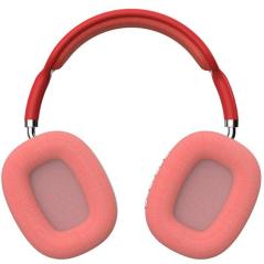 Auriculares Stereo Bluetooth Cascos COOL Active Max Rojo-Rosa