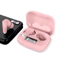 Auriculares Stereo Bluetooth Dual Pod Earbuds COOL URBAN Lcd Rosa