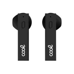 Auriculares Stereo Bluetooth Dual Pod Earbuds Inalámbricos TWS COOL Solar Negro