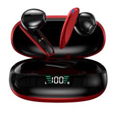 Auriculares Stereo Bluetooth Dual Pod Earbuds Inalámbricos TWS Lcd COOL Shadow Rojo