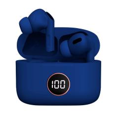 Auriculares Stereo Bluetooth Dual Pod Earbuds Lcd COOL AIR PRO Azul