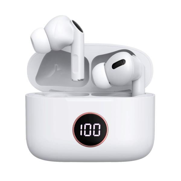 Auriculares Stereo Bluetooth Dual Pod Earbuds Lcd COOL AIR PRO Blanco