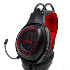 Auriculares Stereo PC / PS4 / PS5 / Xbox Gaming Iluminación COOL Dakota + Adapt. PS4