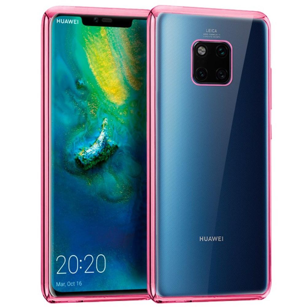 Carcasa COOL para Huawei Mate 20 Pro Borde Metalizado (Rosa)