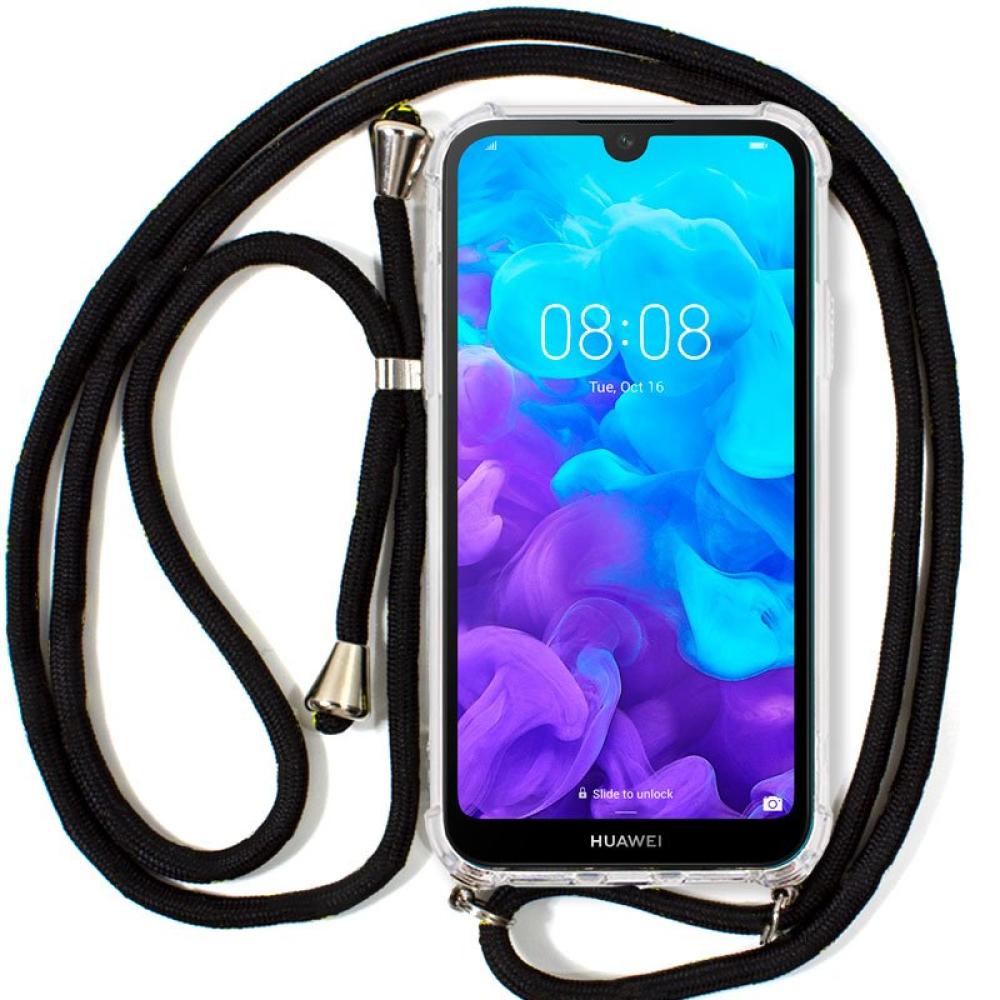 Carcasa COOL para Huawei Y5 (2019) Cordón Negro