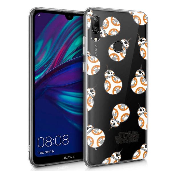 Carcasa COOL para Huawei Y7 (2019) Licencia Star Wars BB-8