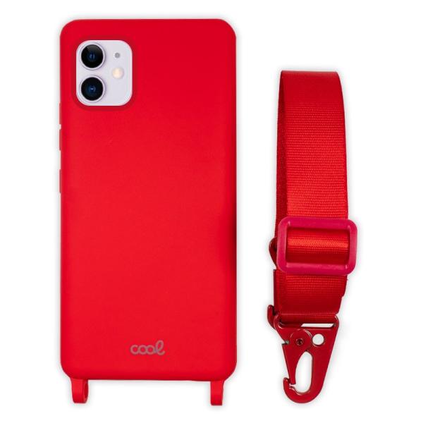 Carcasa COOL para iPhone 11 Cinta Rojo