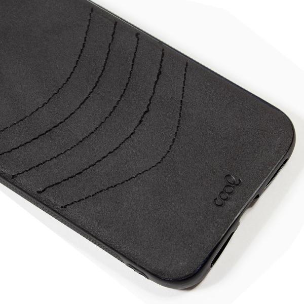 Carcasa COOL para iPhone 11 Pro Max Leather Bordado Negro