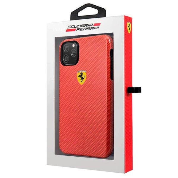 Carcasa COOL para iPhone 11 Pro Max Licencia Ferrari Hard Rojo