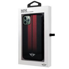 Carcasa COOL para iPhone 11 Pro Max Licencia Mini Cooper Negro-Rojo