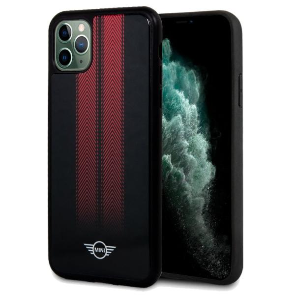 Carcasa COOL para iPhone 11 Pro Max Licencia Mini Cooper Negro-Rojo