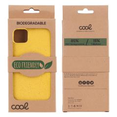 Carcasa COOL para iPhone 12 / 12 Pro Eco Biodegradable Amarillo