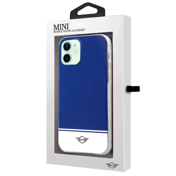 Carcasa COOL para iPhone 12 / 12 Pro Licencia Mini Cooper Azul