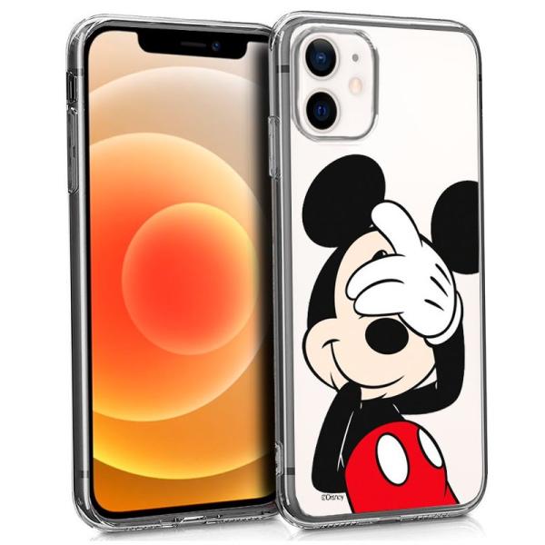 Carcasa COOL para iPhone 12 mini Licencia Disney Mickey (Transparente)