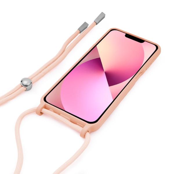 Carcasa COOL para iPhone 13 Cordón Liso Rosa