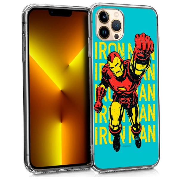 Carcasa COOL para iPhone 13 Pro Max Licencia Marvel Iron Man
