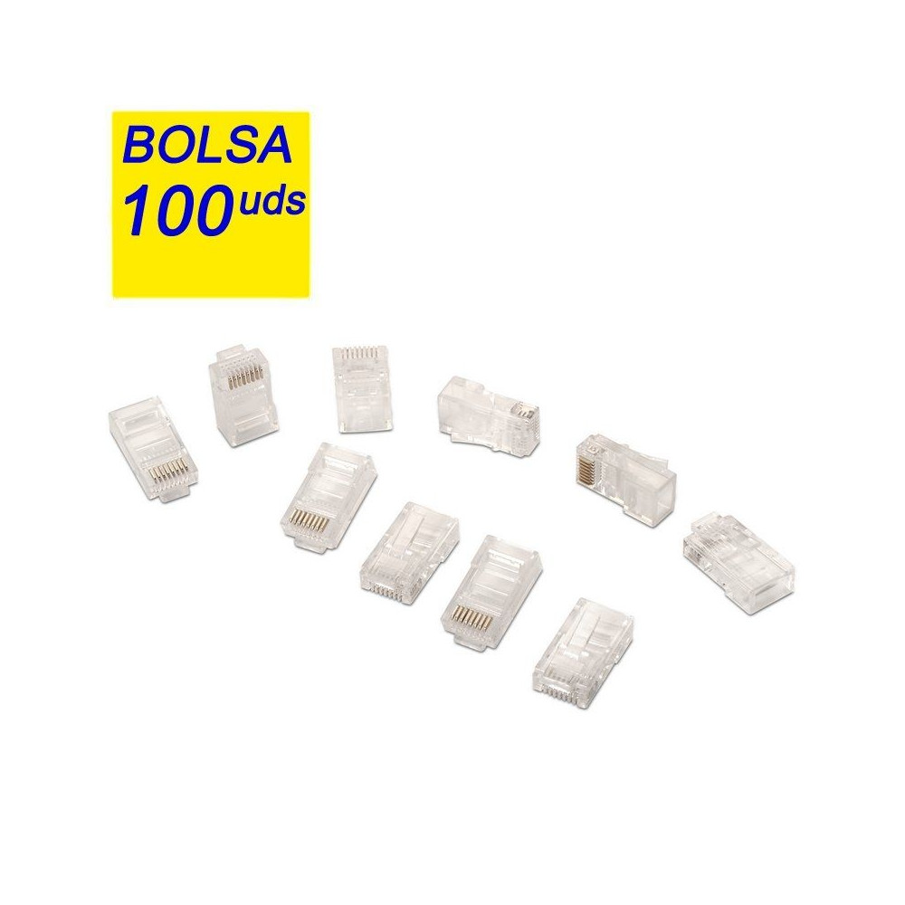 Conectores RJ45 Aisens A138-0292/ Cat.5e/ 100 uds - Imagen 1