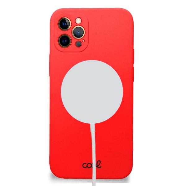 Carcasa COOL Para iPhone 14 Pro Magnética Cover Rojo