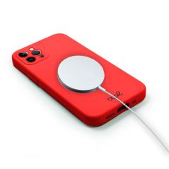 Carcasa COOL Para iPhone 14 Pro Max Magnética Cover Rojo