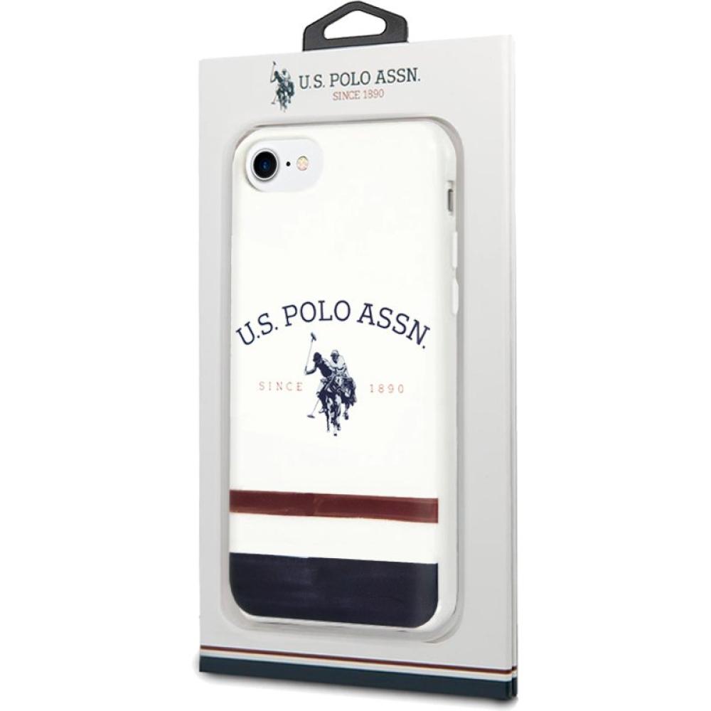 Carcasa COOL para iPhone 6 / 7 / 8 / SE (2020) / SE (2022) Licencia Polo Ralph Lauren Blanco