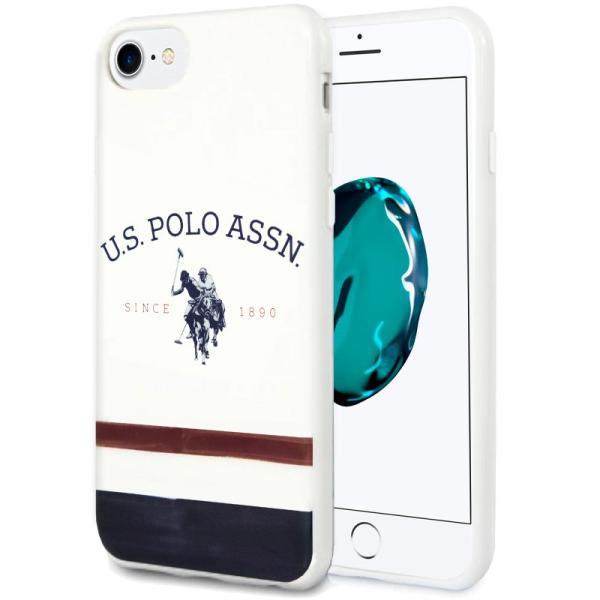 Carcasa COOL para iPhone 6 / 7 / 8 / SE (2020) / SE (2022) Licencia Polo Ralph Lauren Blanco