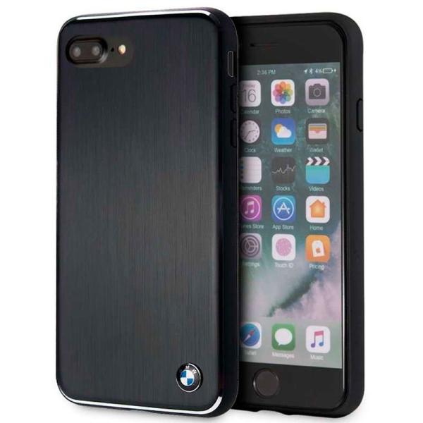 Carcasa COOL para iPhone 6 Plus / IPhone 7 Plus / 8 Plus Licencia BMW Aluminio Negro