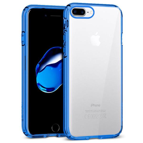 Carcasa COOL para iPhone 7 Plus / iPhone 8 Plus Borde Metalizado (Azul)