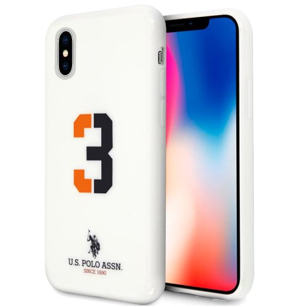 Carcasa COOL para iPhone X / iPhone XS Licencia Polo Ralph Lauren Blanco