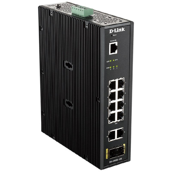 Switch Gestionable D-Link DIS-200G-12S 10 Puertos/ Gigabit 10/100/1000/ PoE/ SFP - Imagen 1