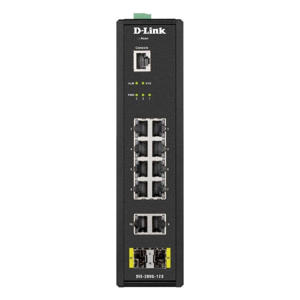 Switch Gestionable D-Link DIS-200G-12S 10 Puertos/ Gigabit 10/100/1000/ PoE/ SFP - Imagen 2
