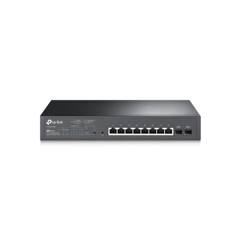 Switch TP-Link Smart Gigabit JetStream TL-SG2210MP 8 Puertos/ RJ-45 10/100/1000 PoE/ SFP - Imagen 1