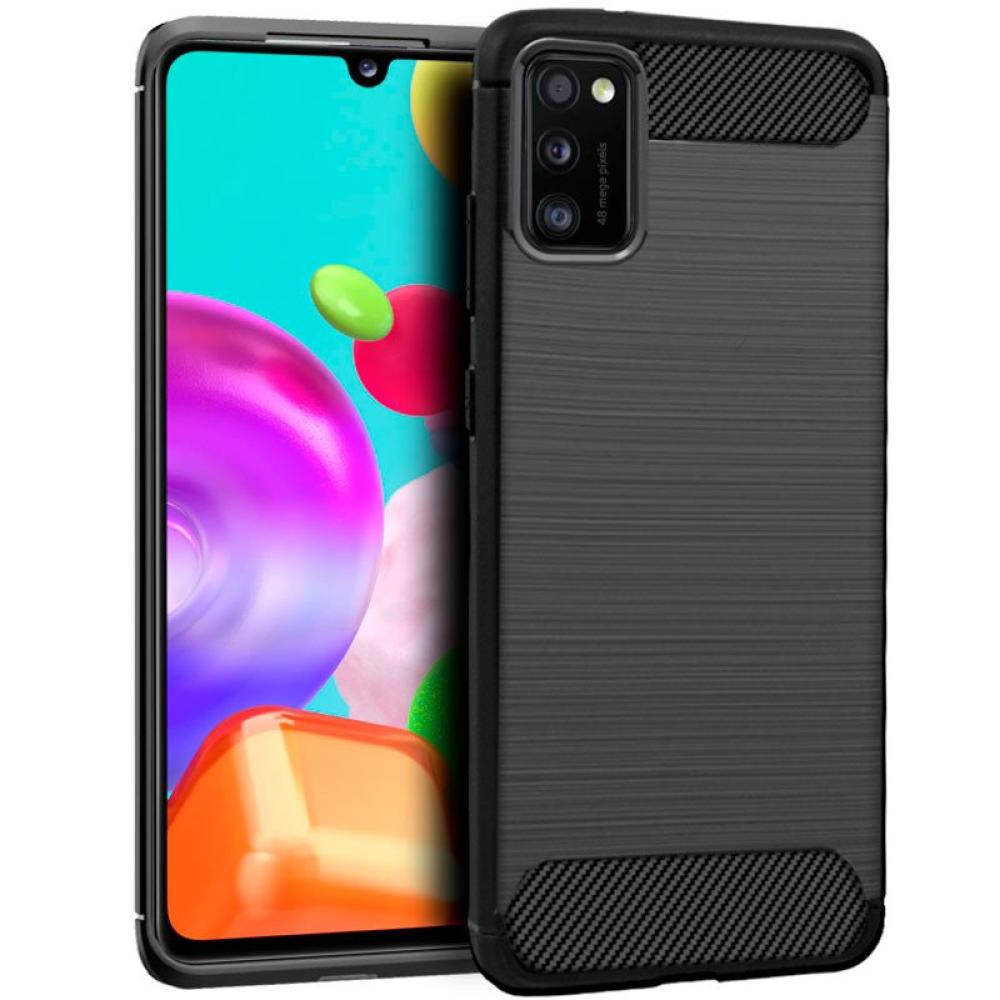 Carcasa COOL para Samsung A415 Galaxy A41 Carbón Negro