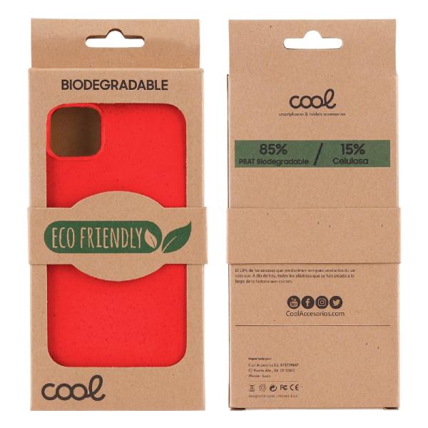 Carcasa COOL para Samsung A525 Galaxy A52 / A52 5G / A52s 5G Eco Biodegradable Rojo