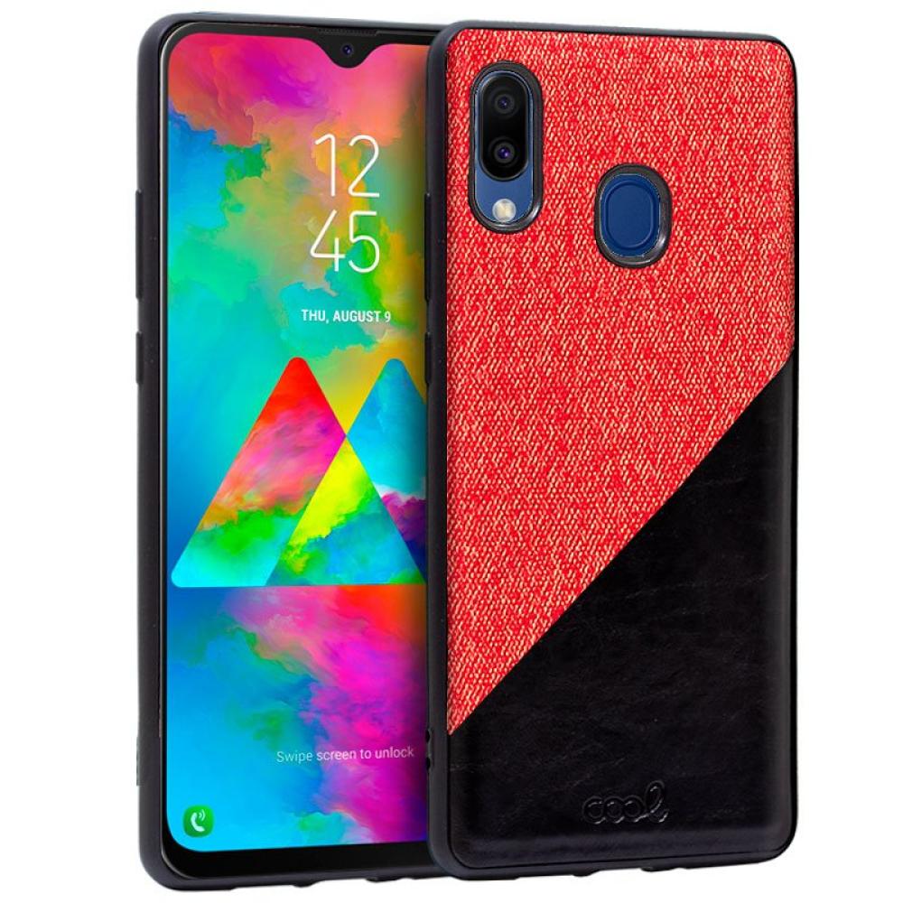 Carcasa COOL para Samsung M205 Galaxy M20 Bicolor Rojo