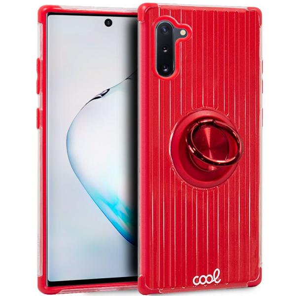 Carcasa COOL para Samsung N970 Galaxy Note 10 Hard Anilla Rojo