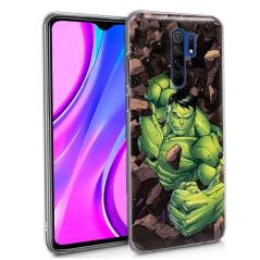 Carcasa COOL para Xiaomi Redmi 9 Licencia Marvel Hulk