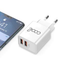 Cargador Red para iPhone COOL 2 x USB + Cable Lightning 1,2m (2.4 Amp)